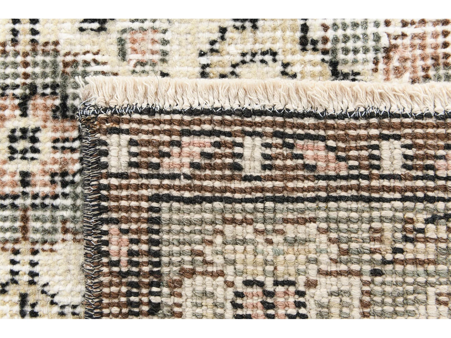 Tappeto in lana 119x221 beige Ultra Vintage