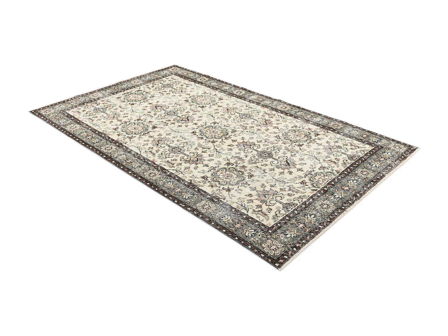 Tapis de laine 119x221 beige Ultra Vintage