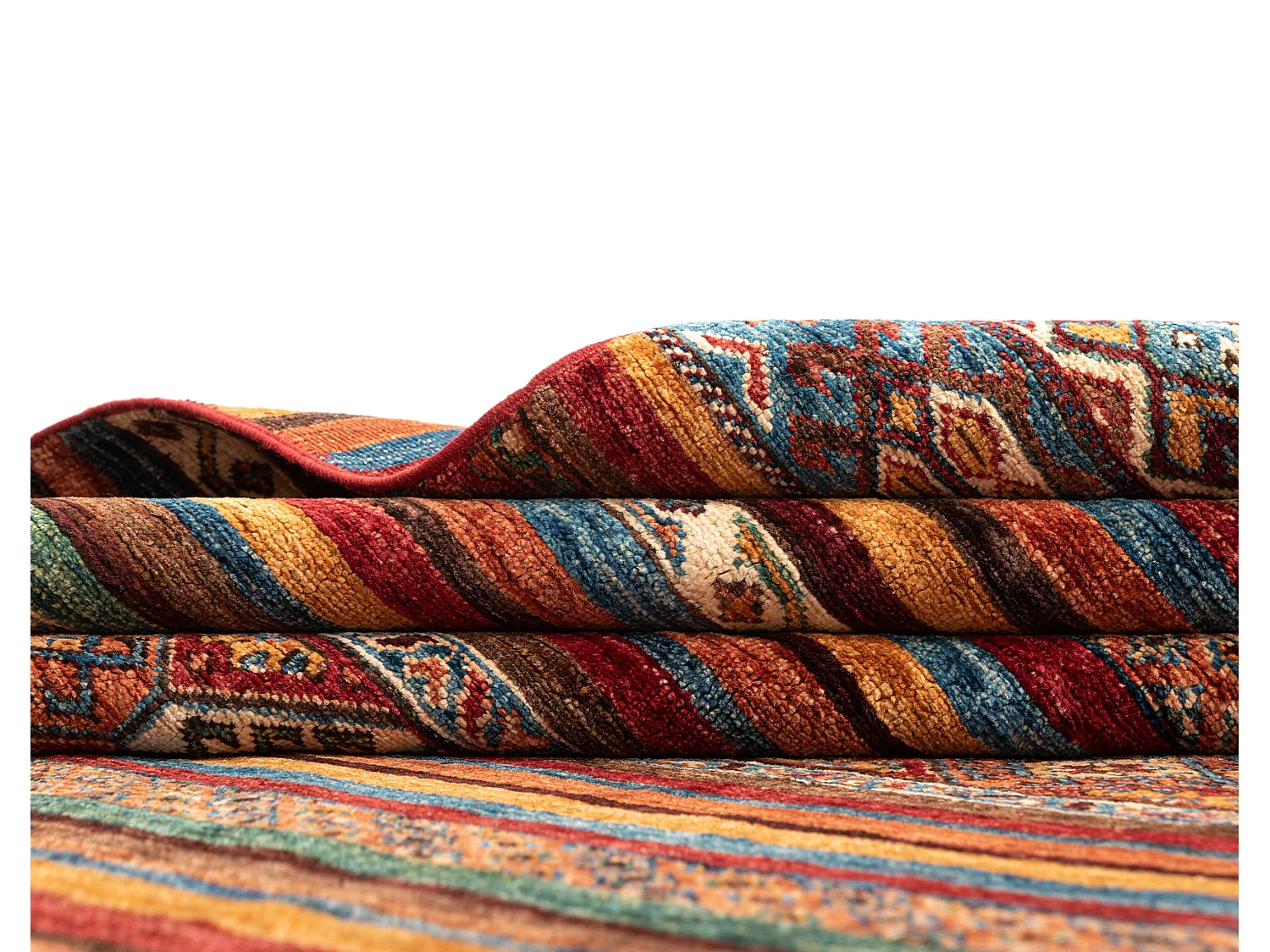 Tappeto in lana 207x297 rosso Torkman