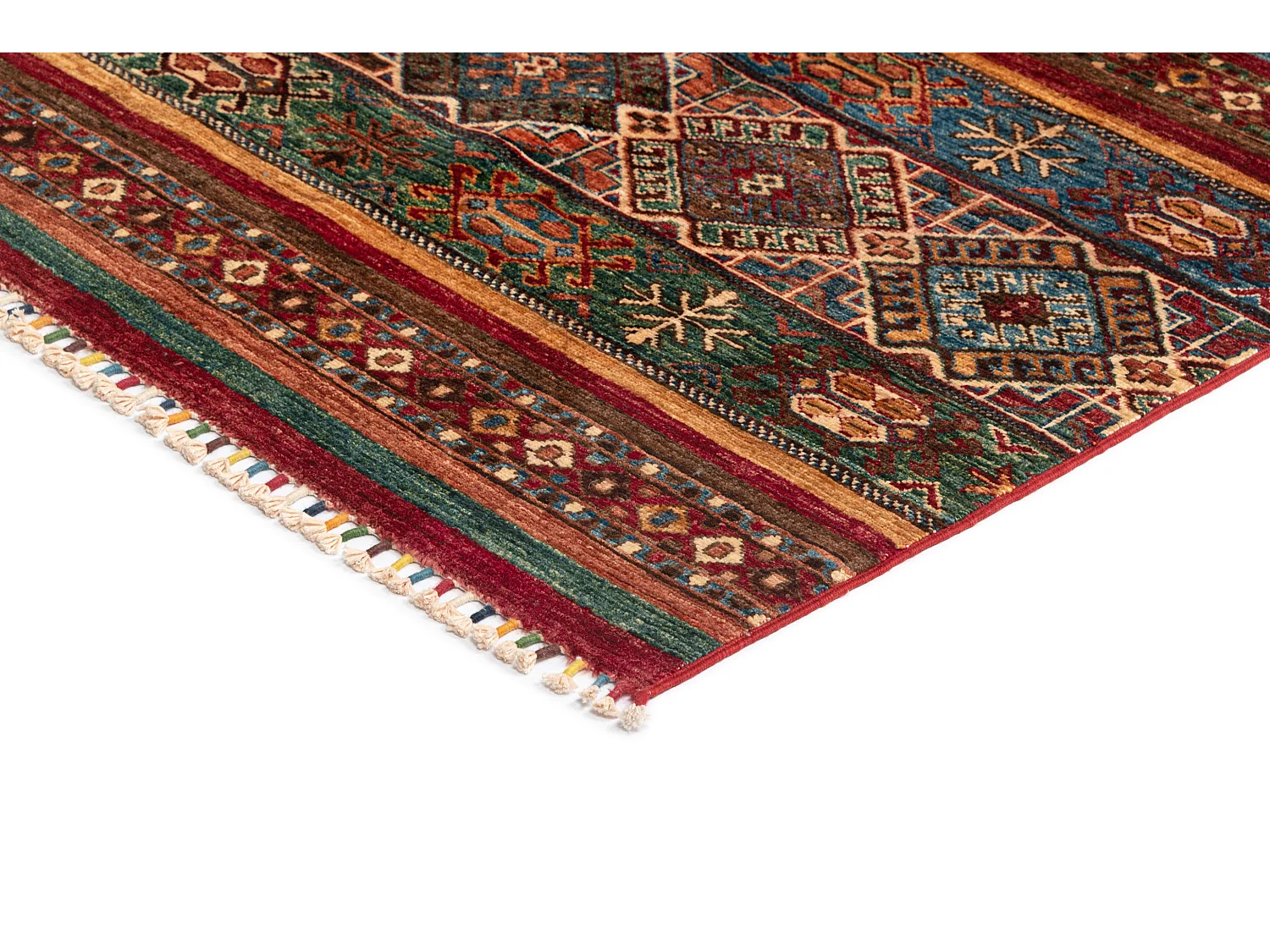 Tappeto in lana 207x297 rosso Torkman