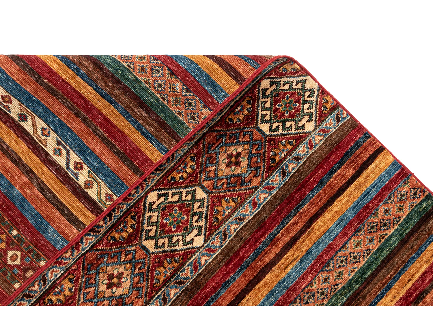 Tappeto in lana 207x297 rosso Torkman