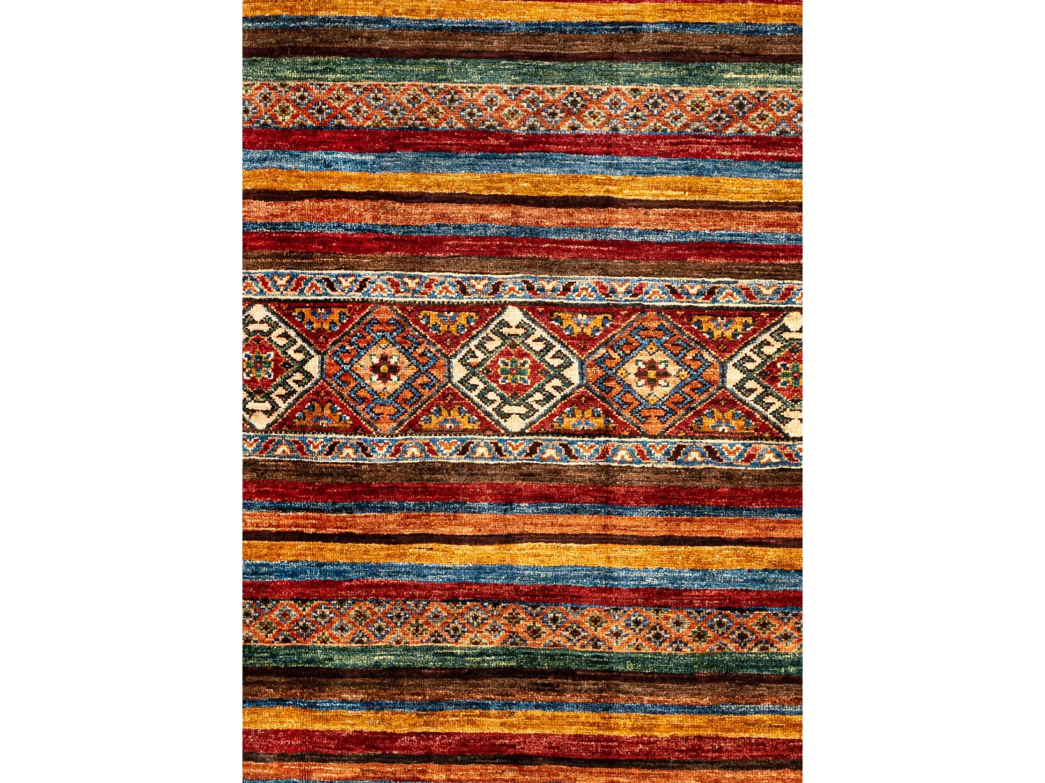 Tappeto in lana 207x297 rosso Torkman