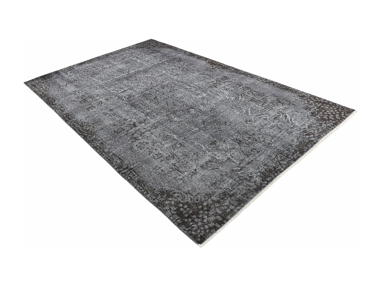 Tapis de laine 163x267 gris Ultra Vintage