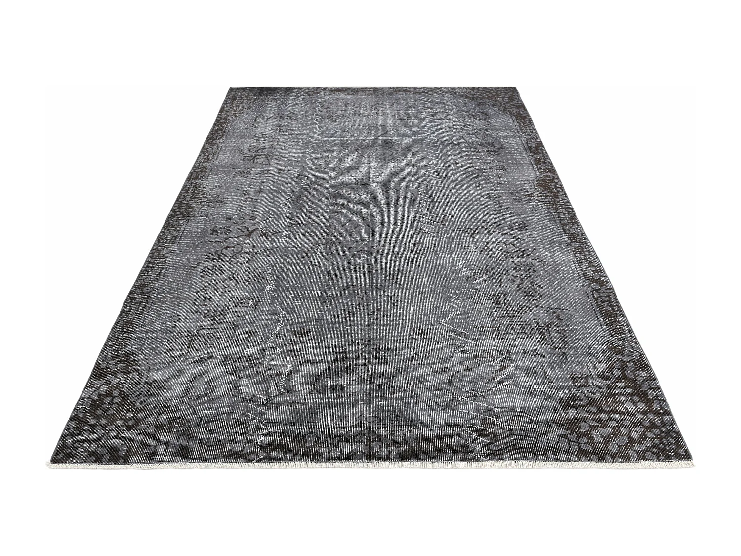 Tapis de laine 163x267 gris Ultra Vintage