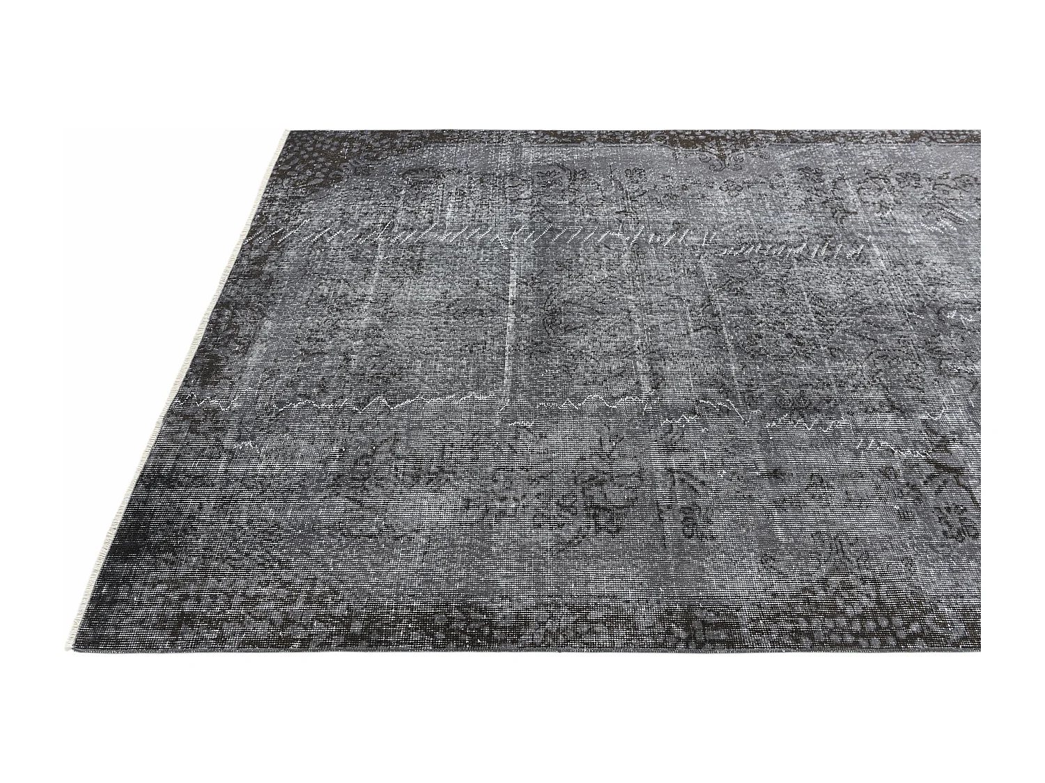 Tapis de laine 163x267 gris Ultra Vintage