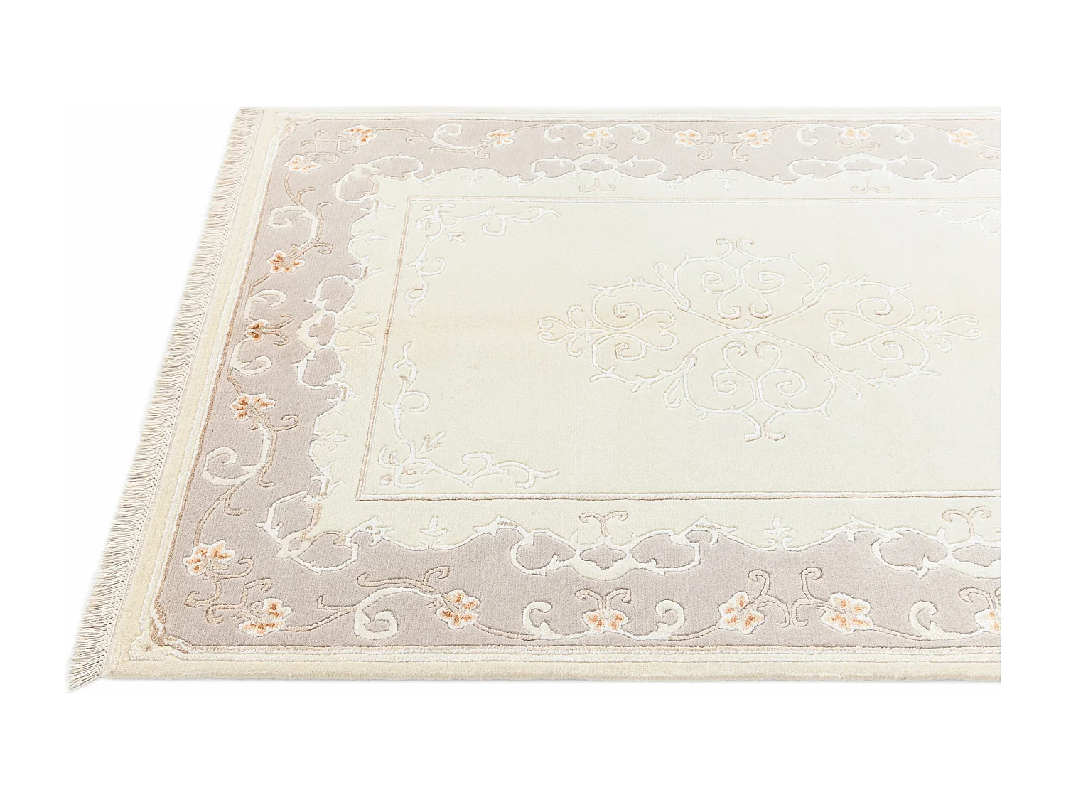 Tapis de laine 122x183 beige Darya