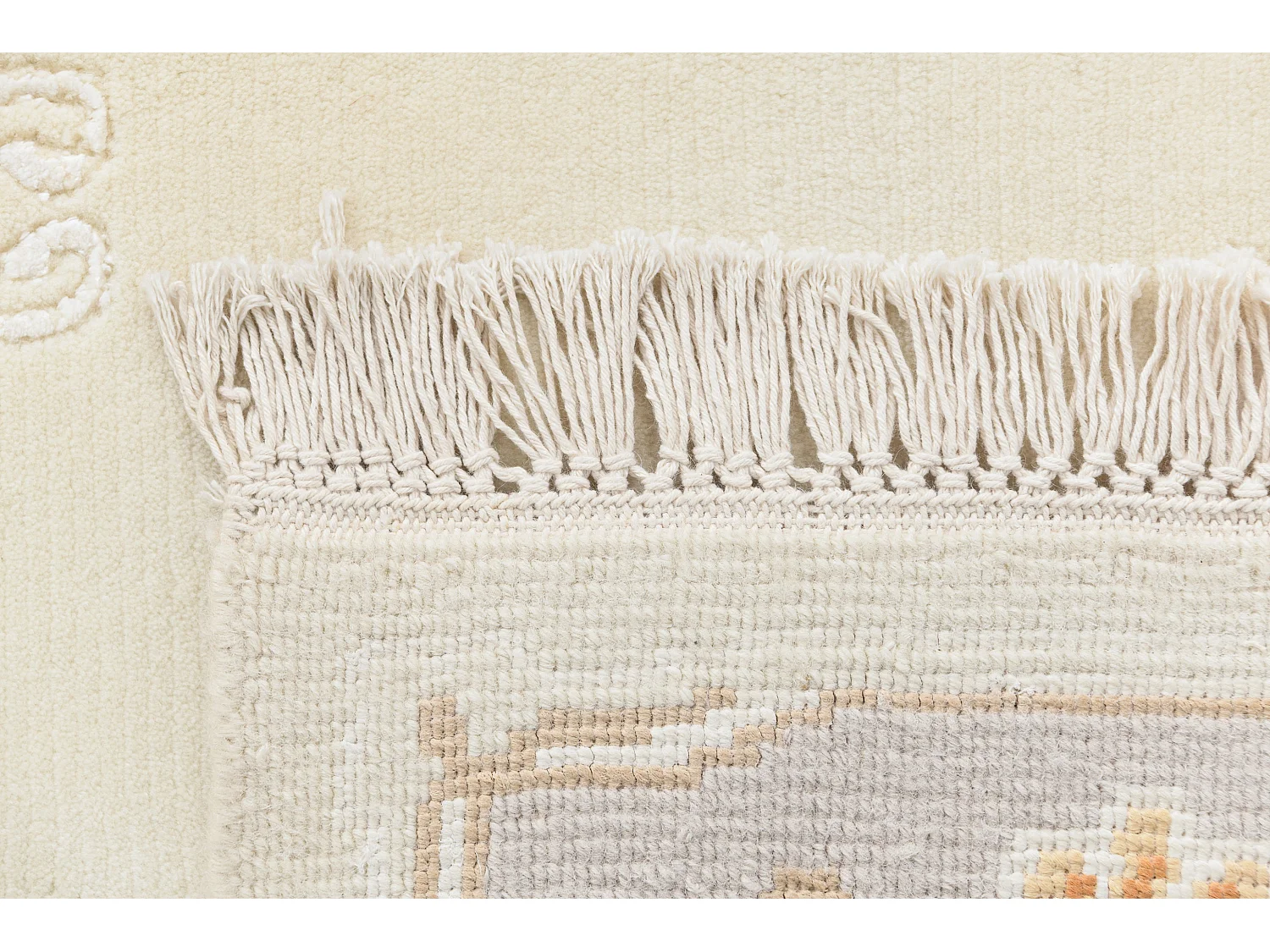 Tapis de laine 122x183 beige Darya