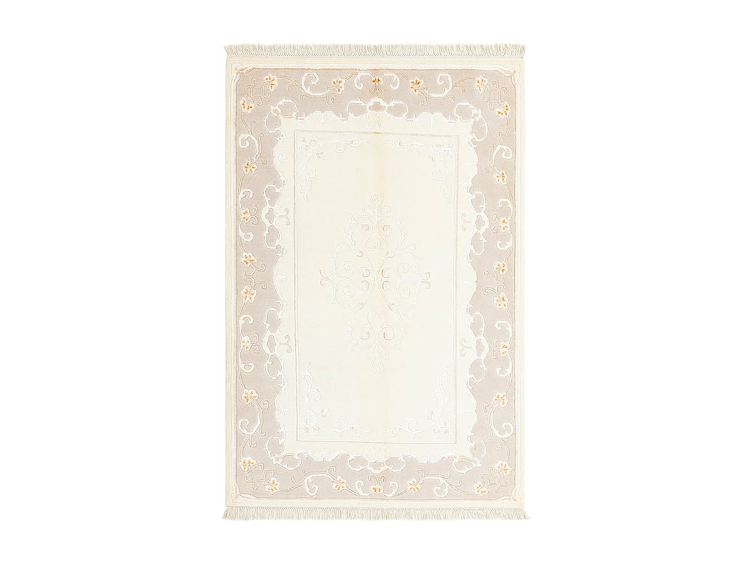 Tapis de laine 122x183 beige Darya