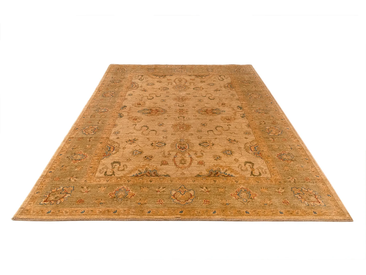 Wollteppich 201x301 Beige Ziegler