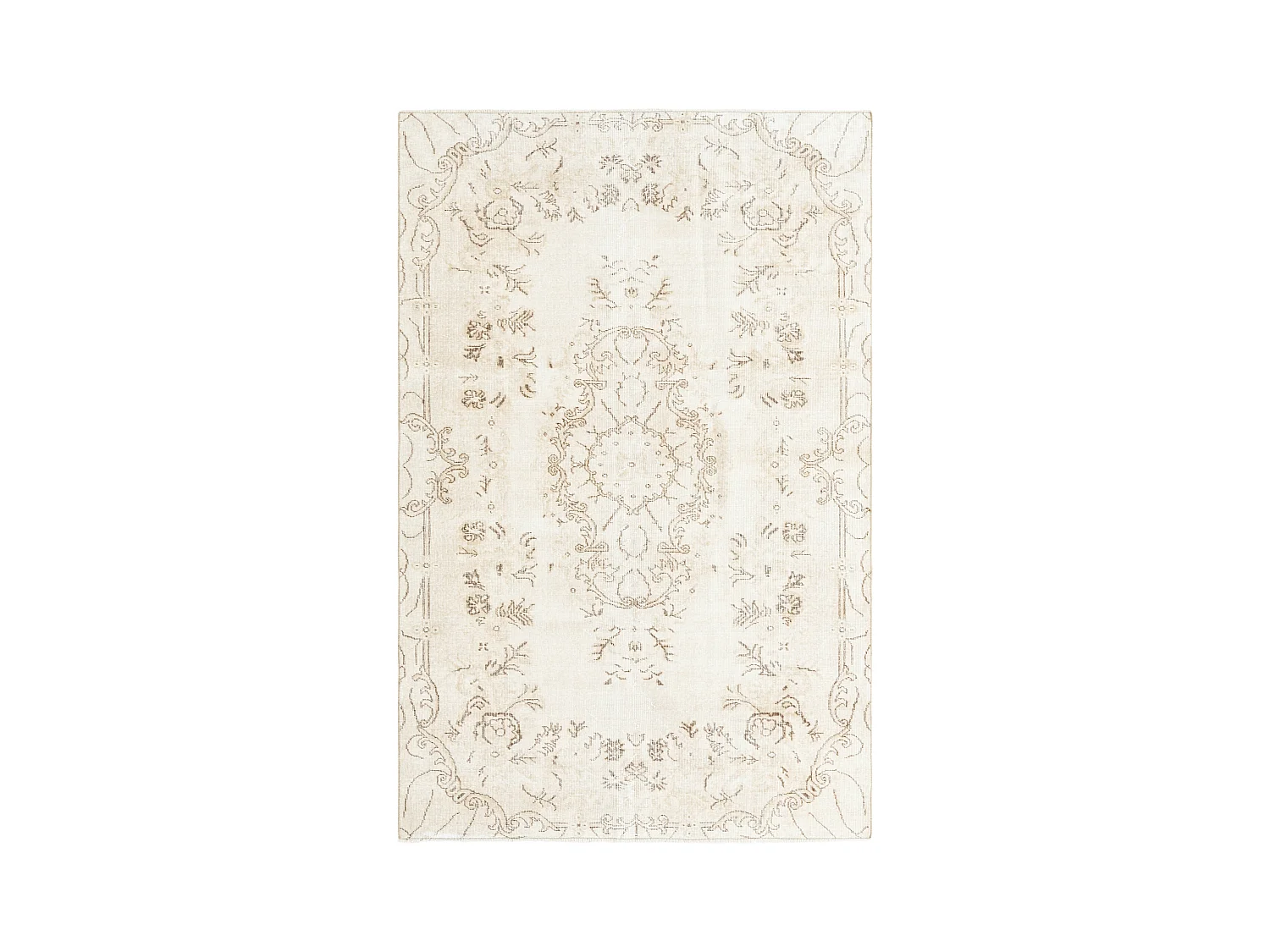 Tapis de laine 165x254 beige Ultra Vintage