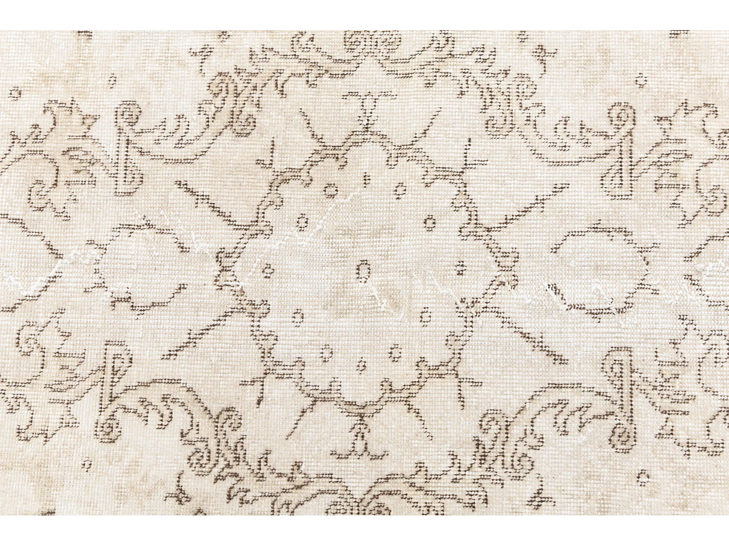 Tapis de laine 165x254 beige Ultra Vintage