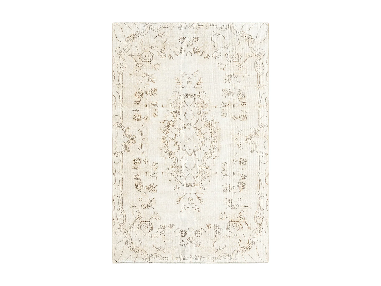 Tapis de laine 165x254 beige Ultra Vintage