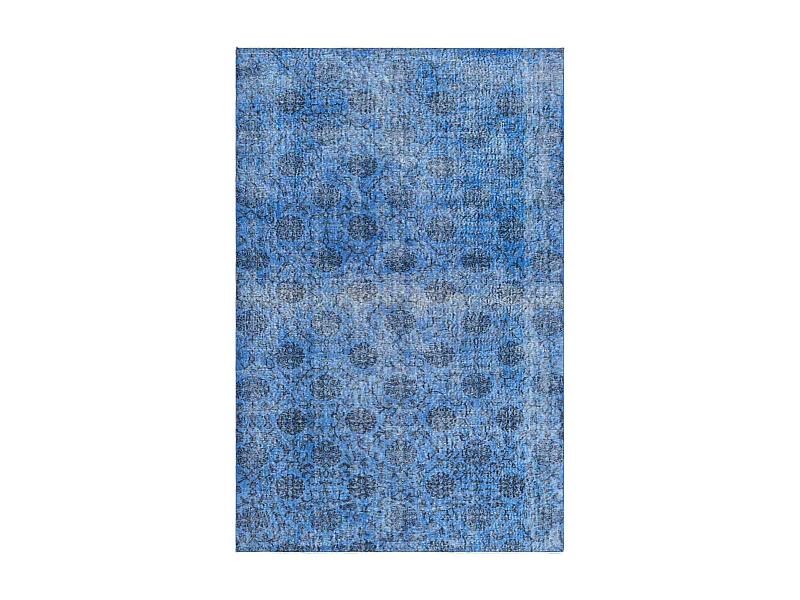 Tapis de laine 173x269 Bleu Ultra Vintage