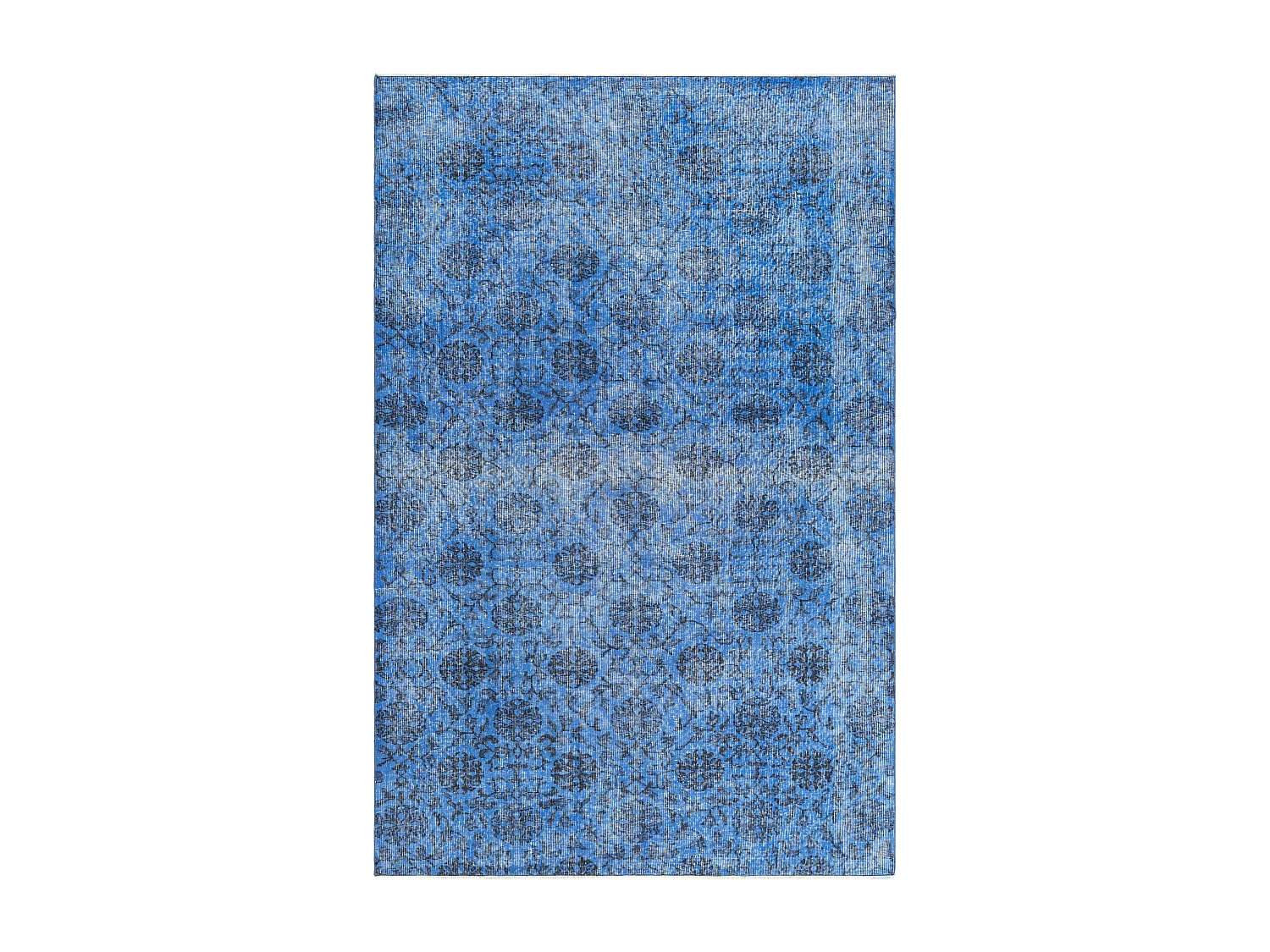 Tapis de laine 173x269 Bleu Ultra Vintage