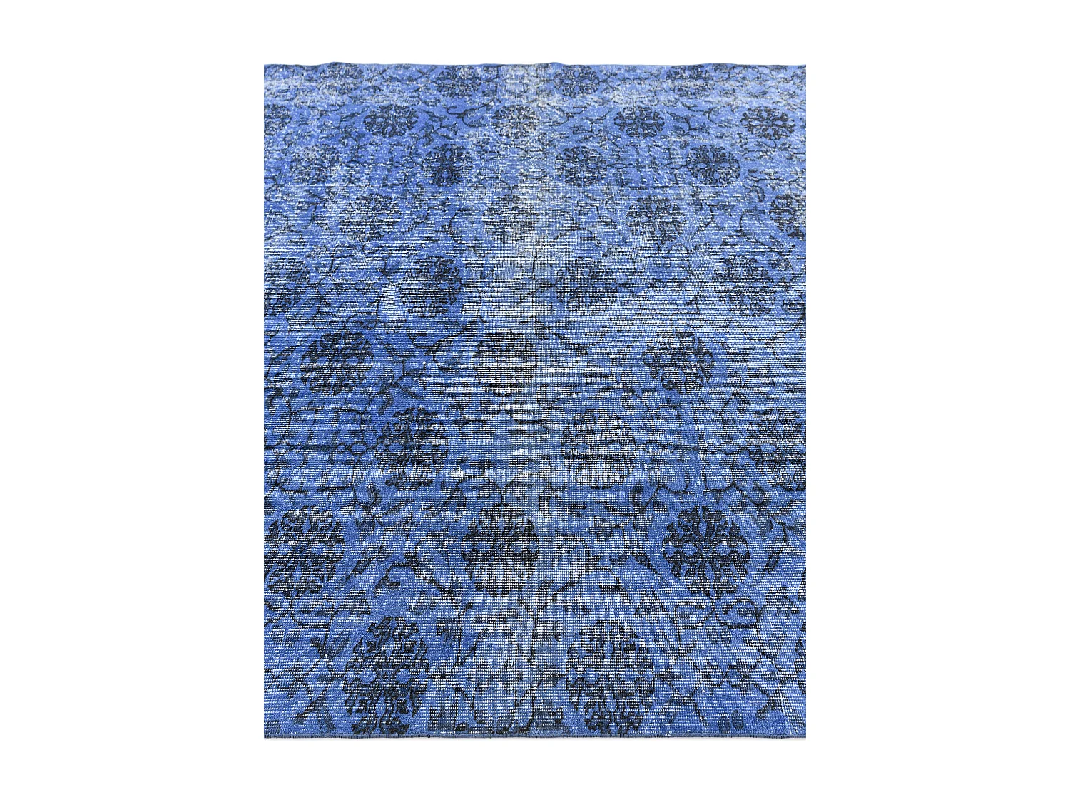 Tapis de laine 173x269 Bleu Ultra Vintage