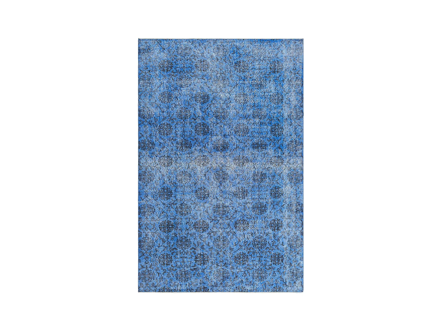 Tapis de laine 173x269 Bleu Ultra Vintage