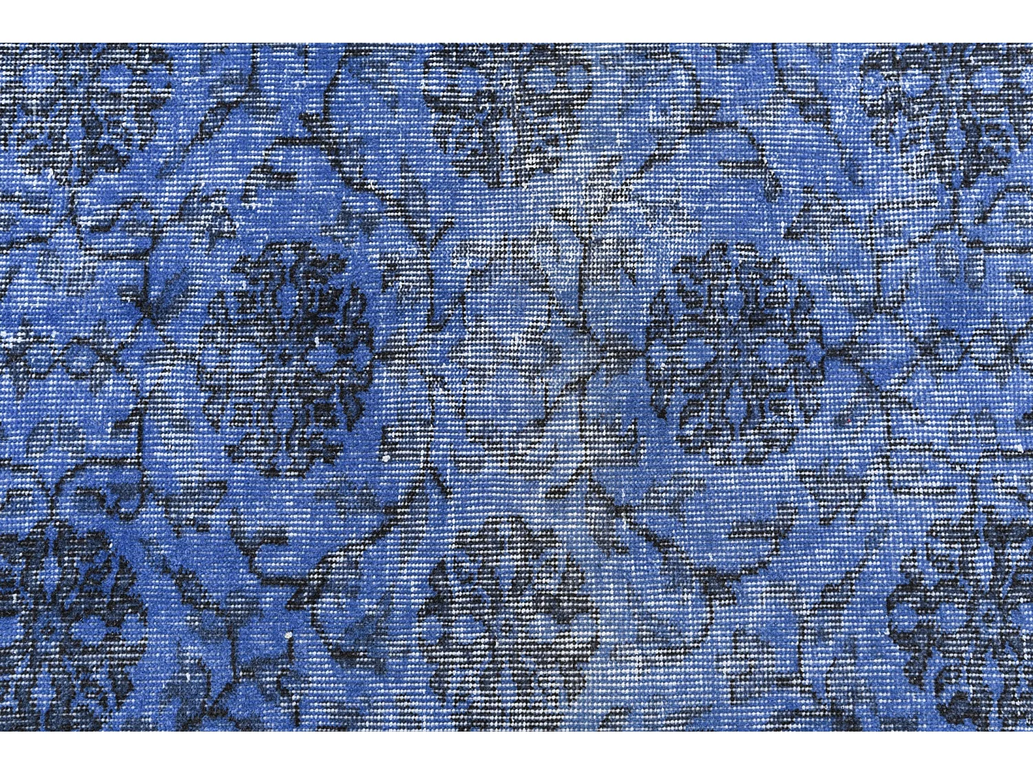 Tapis de laine 173x269 Bleu Ultra Vintage