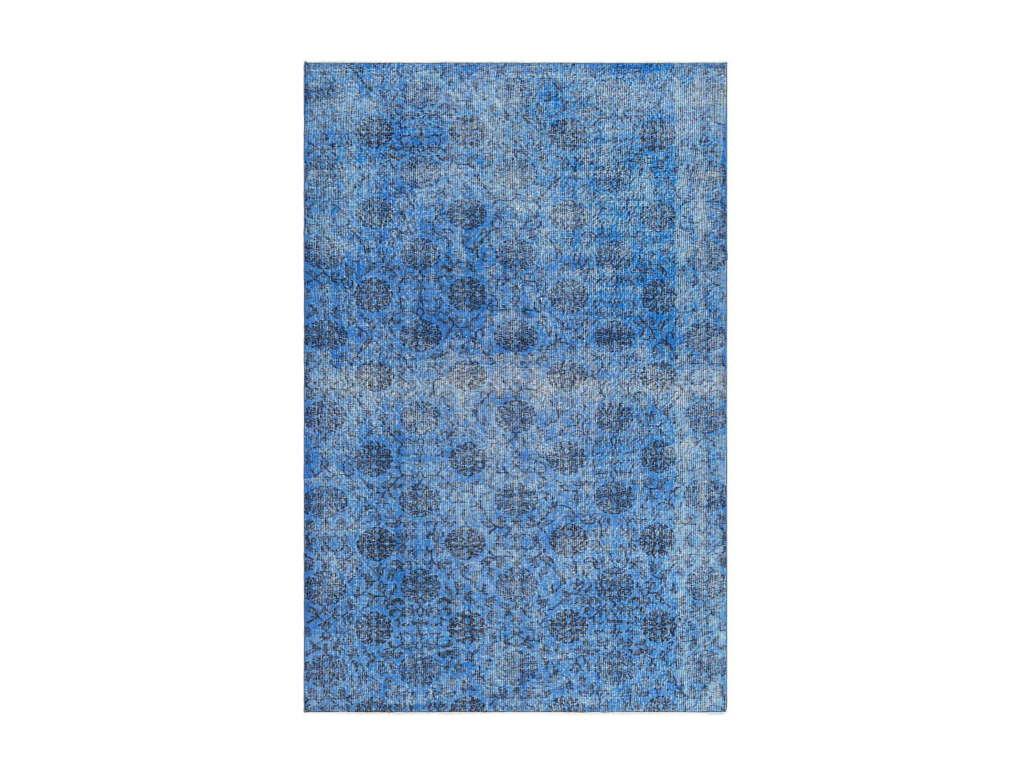 Tapis de laine 173x269 Bleu Ultra Vintage