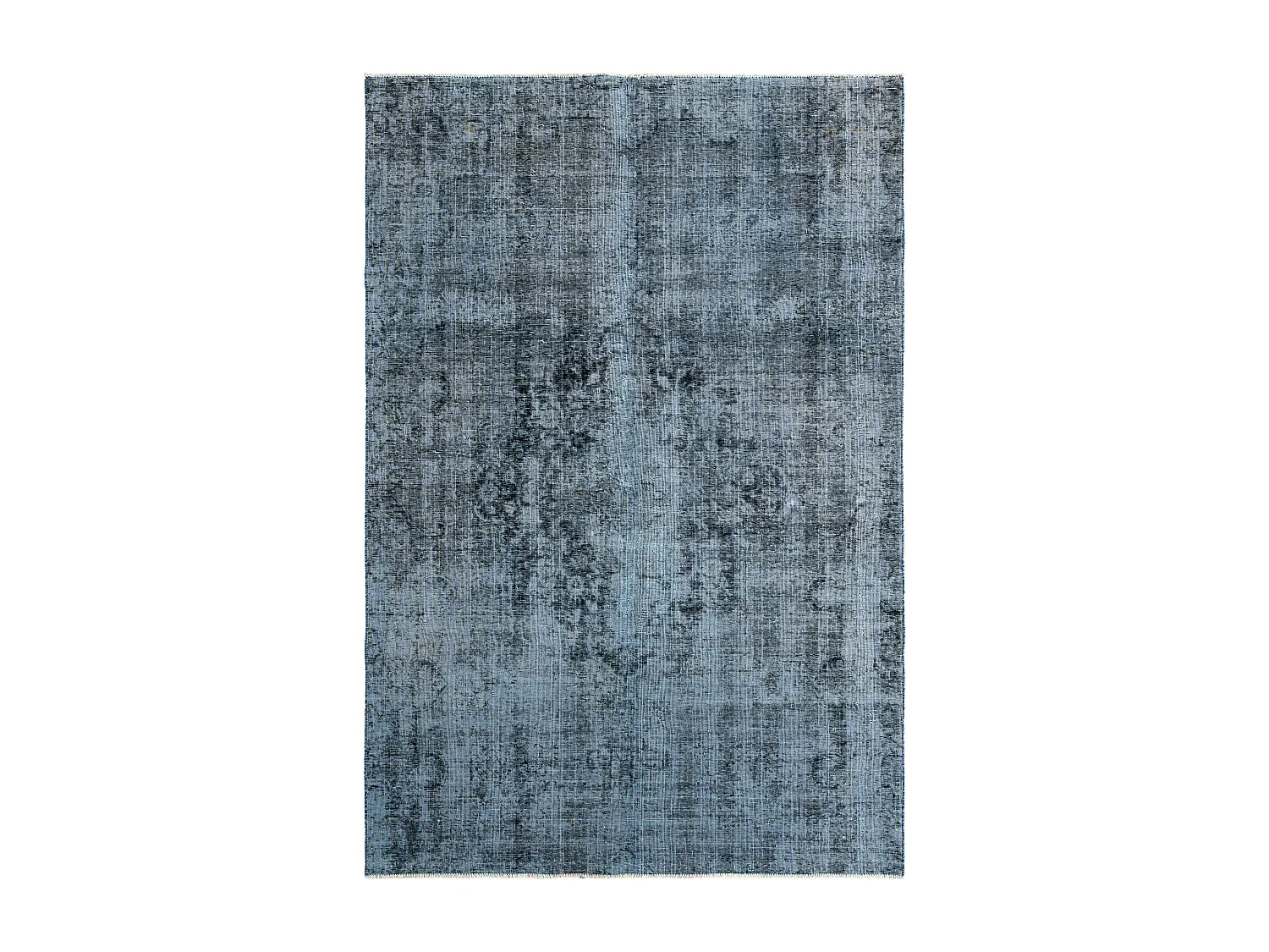 Tappeto in lana 165x247 Blu Vintage