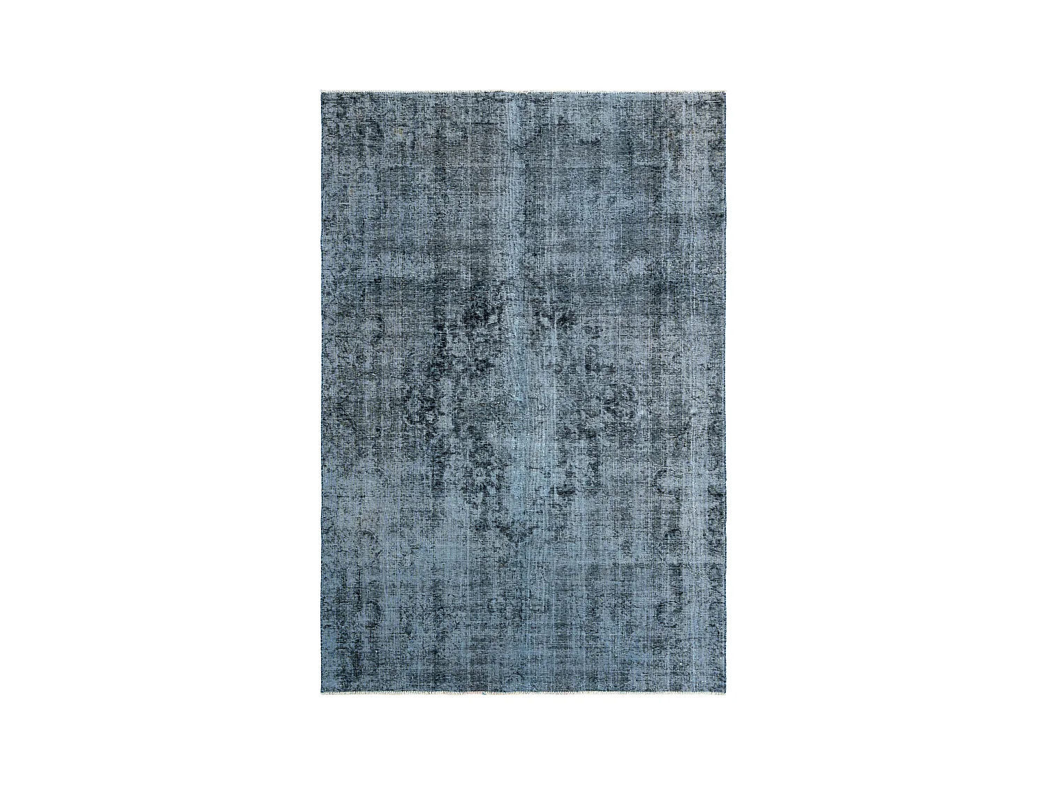 Tapis de laine 165x247 Bleu Vintage