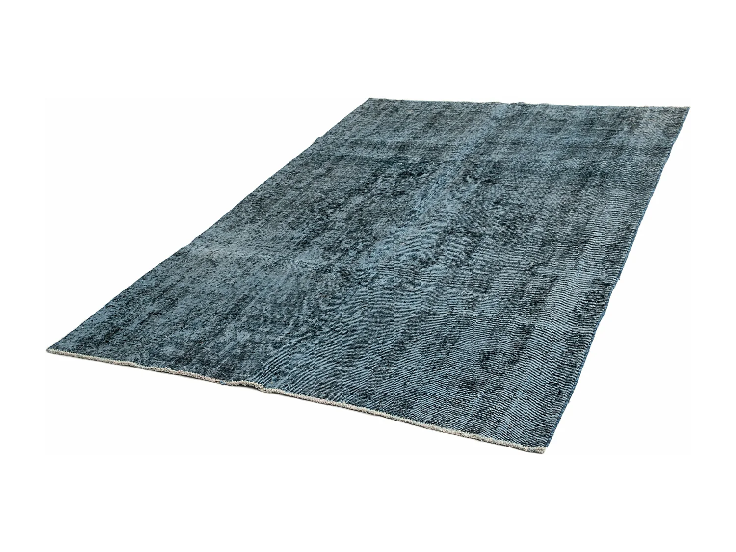 Tapis de laine 165x247 Bleu Vintage