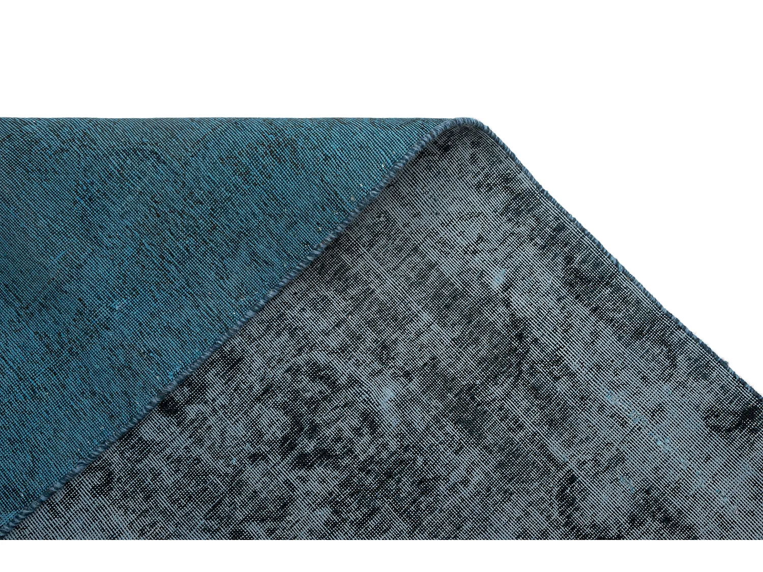Tapis de laine 165x247 Bleu Vintage