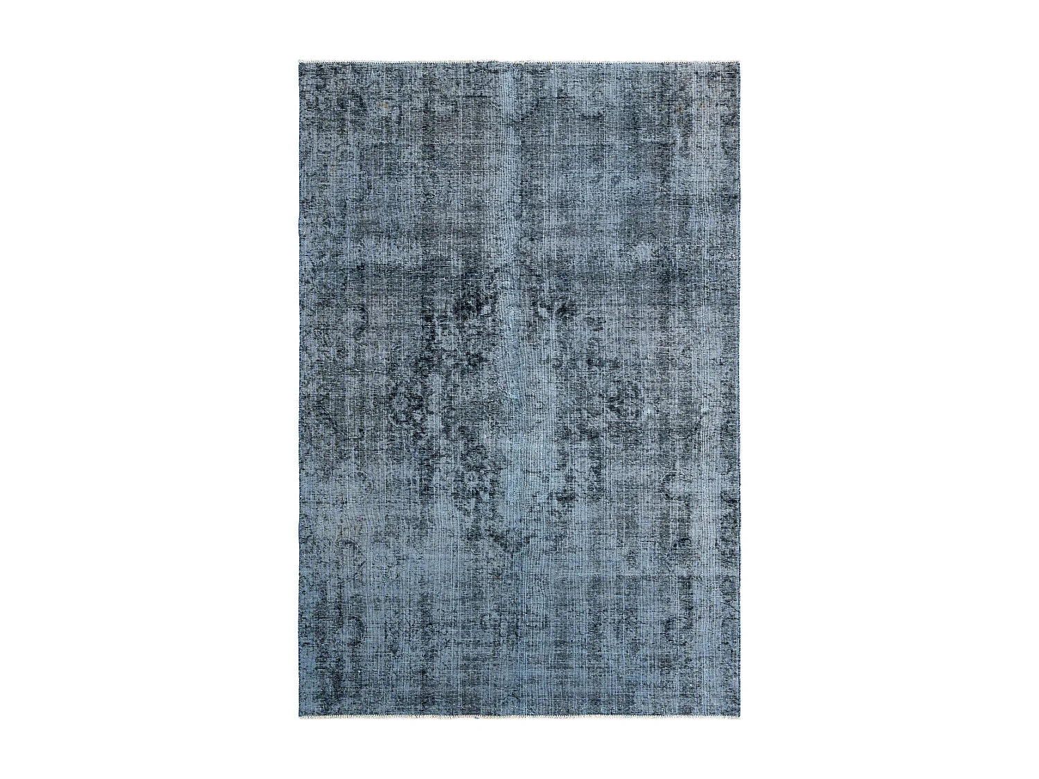 Tapis de laine 165x247 Bleu Vintage