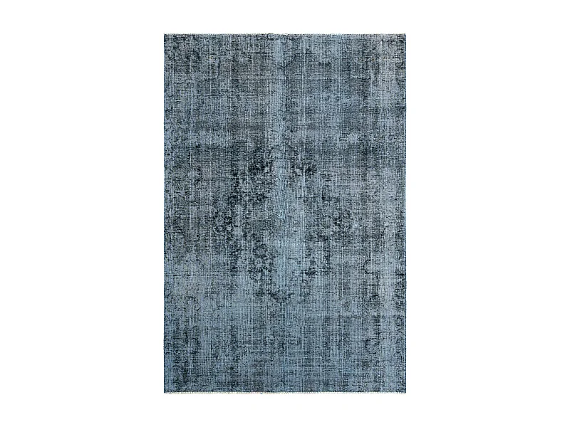 Tapis de laine 165x247 Bleu Vintage