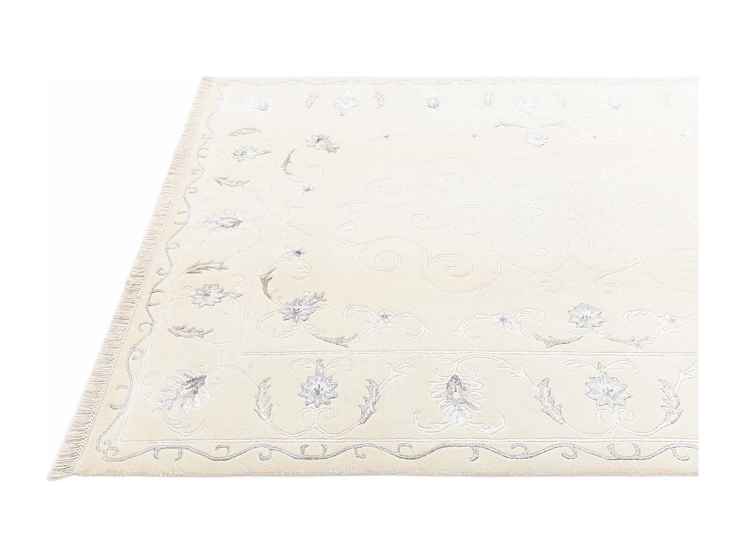 Wollteppich 175x241 Beige Darya