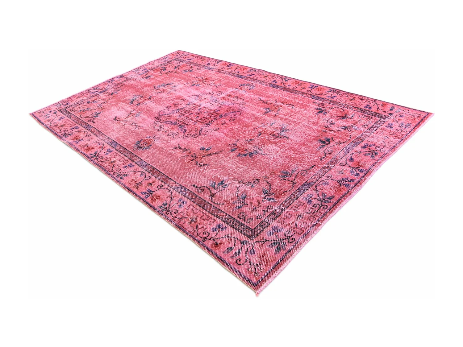 Wollteppich 173x272 Lila Ultra Vintage