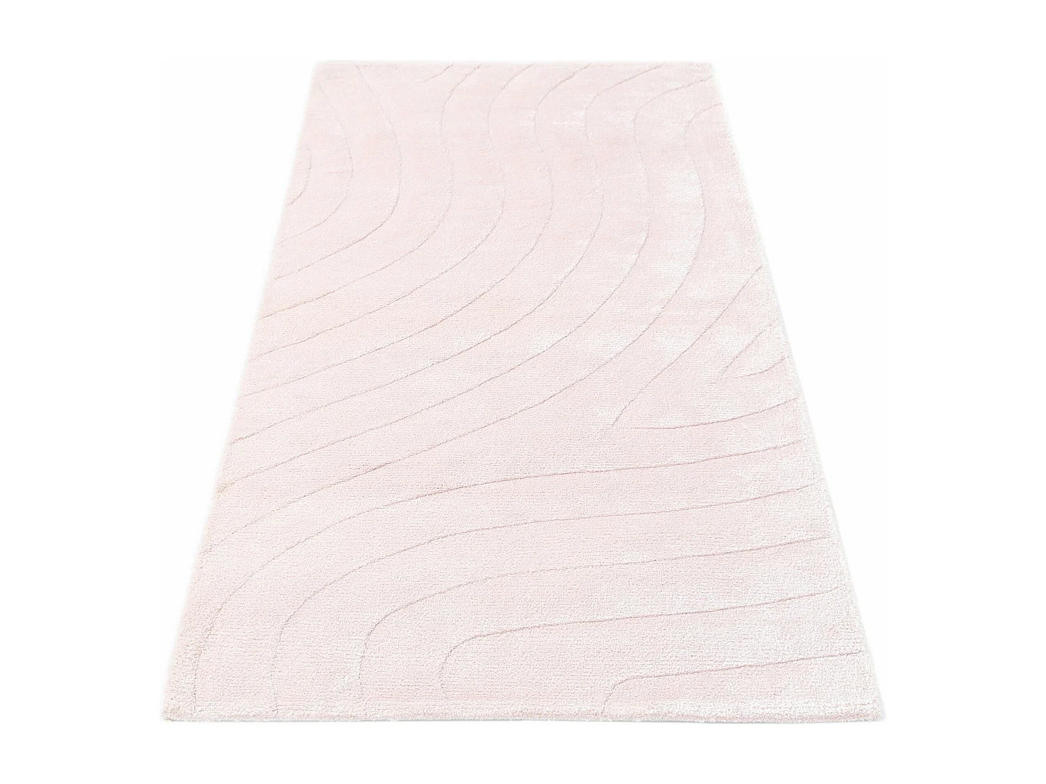 Wollteppich 79x150 Rosa Darya