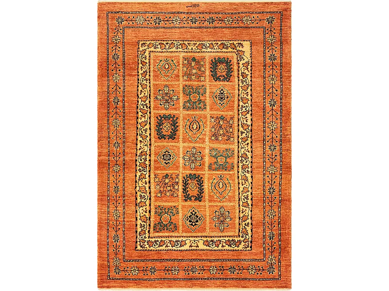 Tapis de laine 113x168 rouge Kashkuli