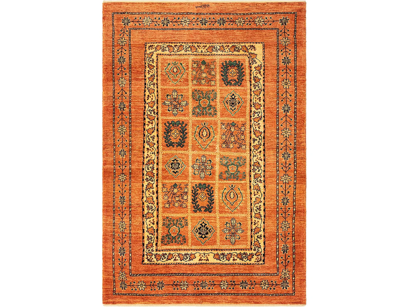 Wollteppich 113x168 Rot Kashkuli