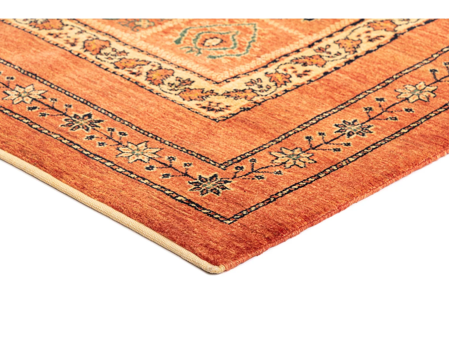 Wollteppich 113x168 Rot Kashkuli