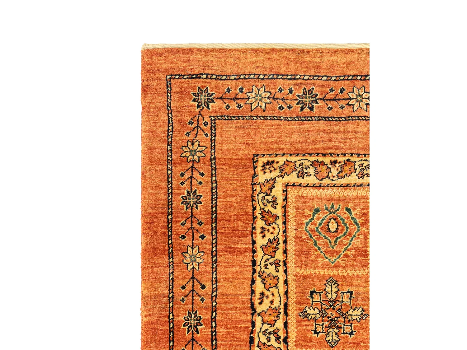 Wollteppich 113x168 Rot Kashkuli