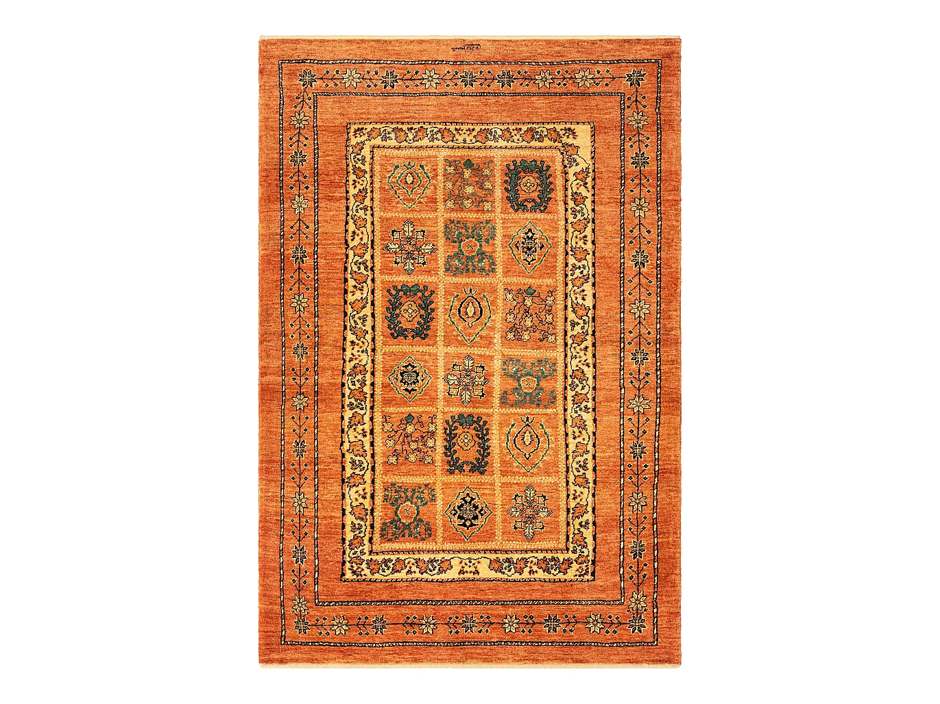 Tapis de laine 113x168 rouge Kashkuli