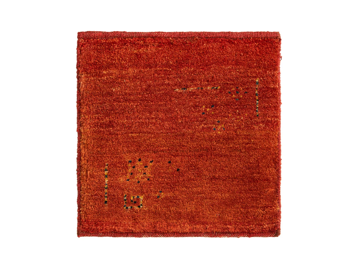 Wollteppich 45x50 Rot Gabbeh