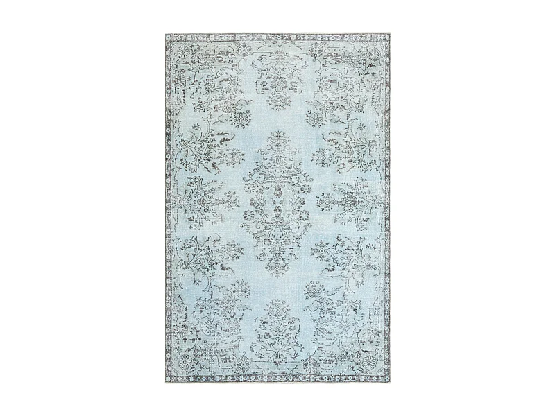 Tapis de laine 191x297 Bleu Ultra Vintage