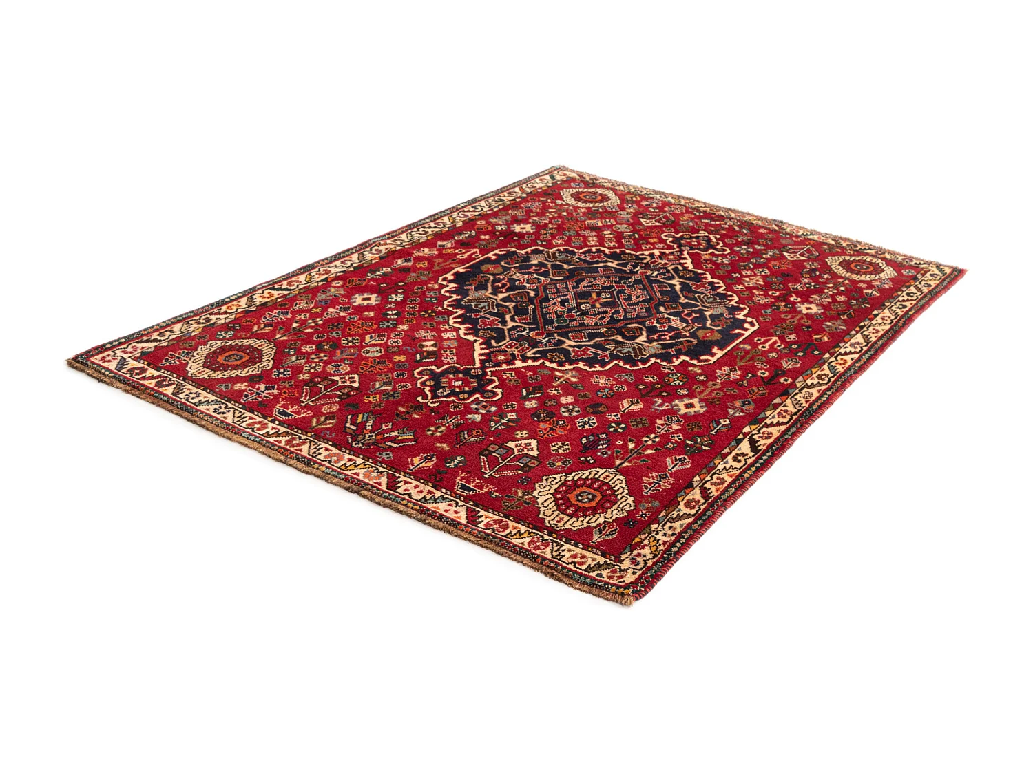 Tapis de laine 125x177 rouge Ghashghai