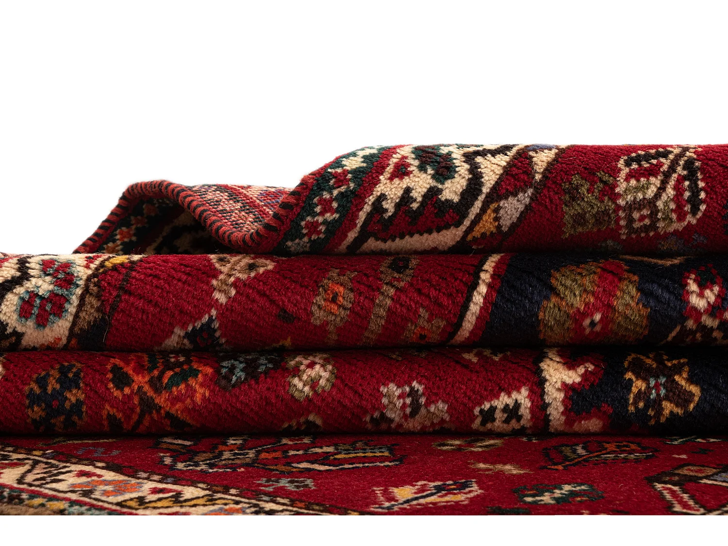 Tapis de laine 125x177 rouge Ghashghai