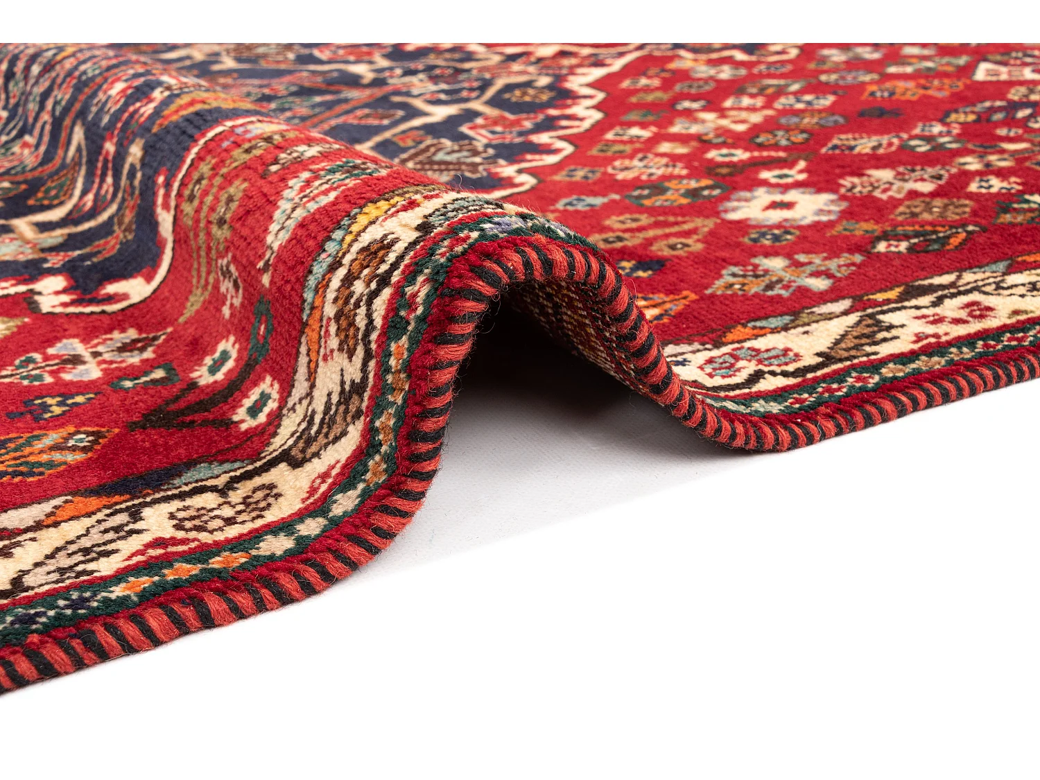 Tapis de laine 125x177 rouge Ghashghai