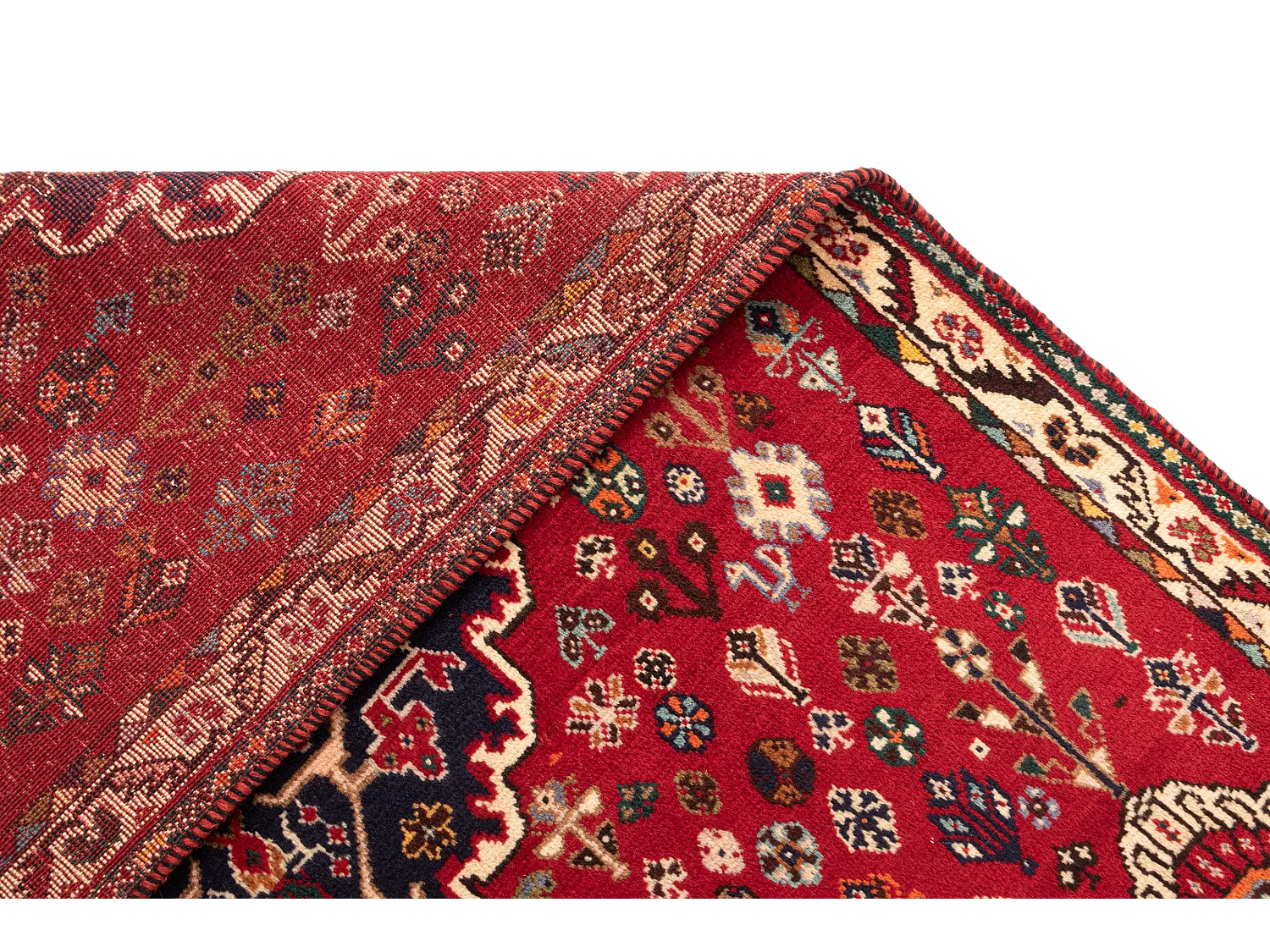 Tapis de laine 125x177 rouge Ghashghai