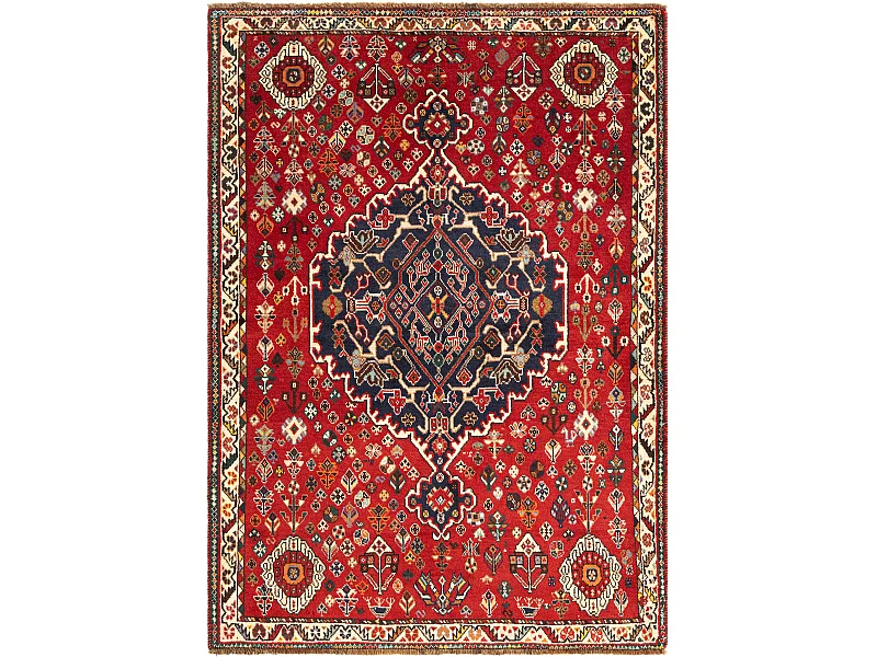 Tapis de laine 125x177 rouge Ghashghai