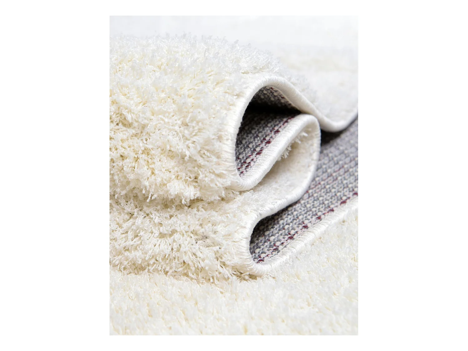 Tapis shaggy 125x185 Blanc Luzern