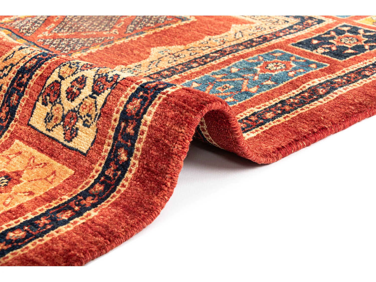 Wollteppich 107x150 Rot Kashkuli