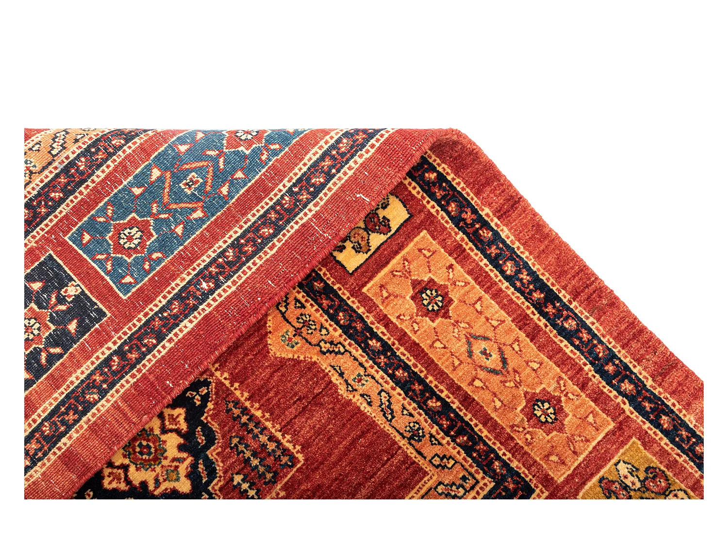 Wollteppich 107x150 Rot Kashkuli