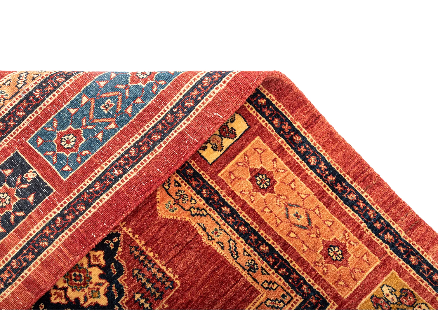 Wollteppich 107x150 Rot Kashkuli