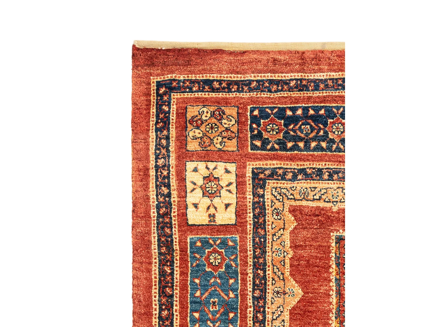 Wollteppich 107x150 Rot Kashkuli