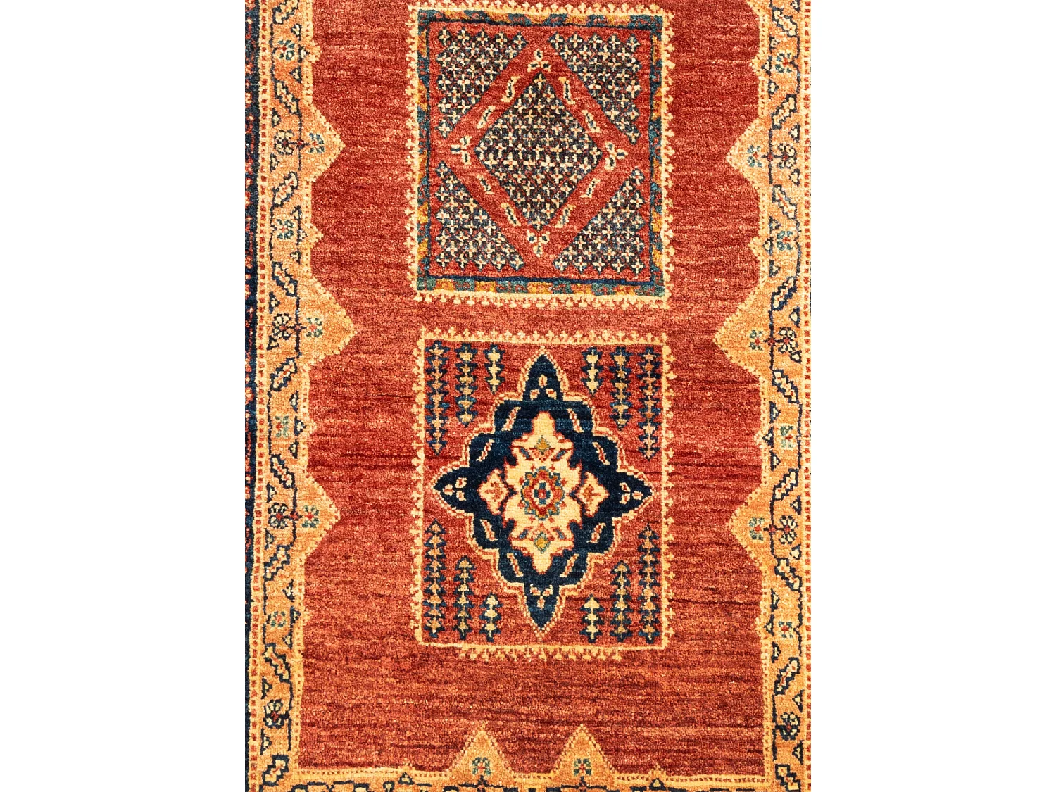 Wollteppich 107x150 Rot Kashkuli