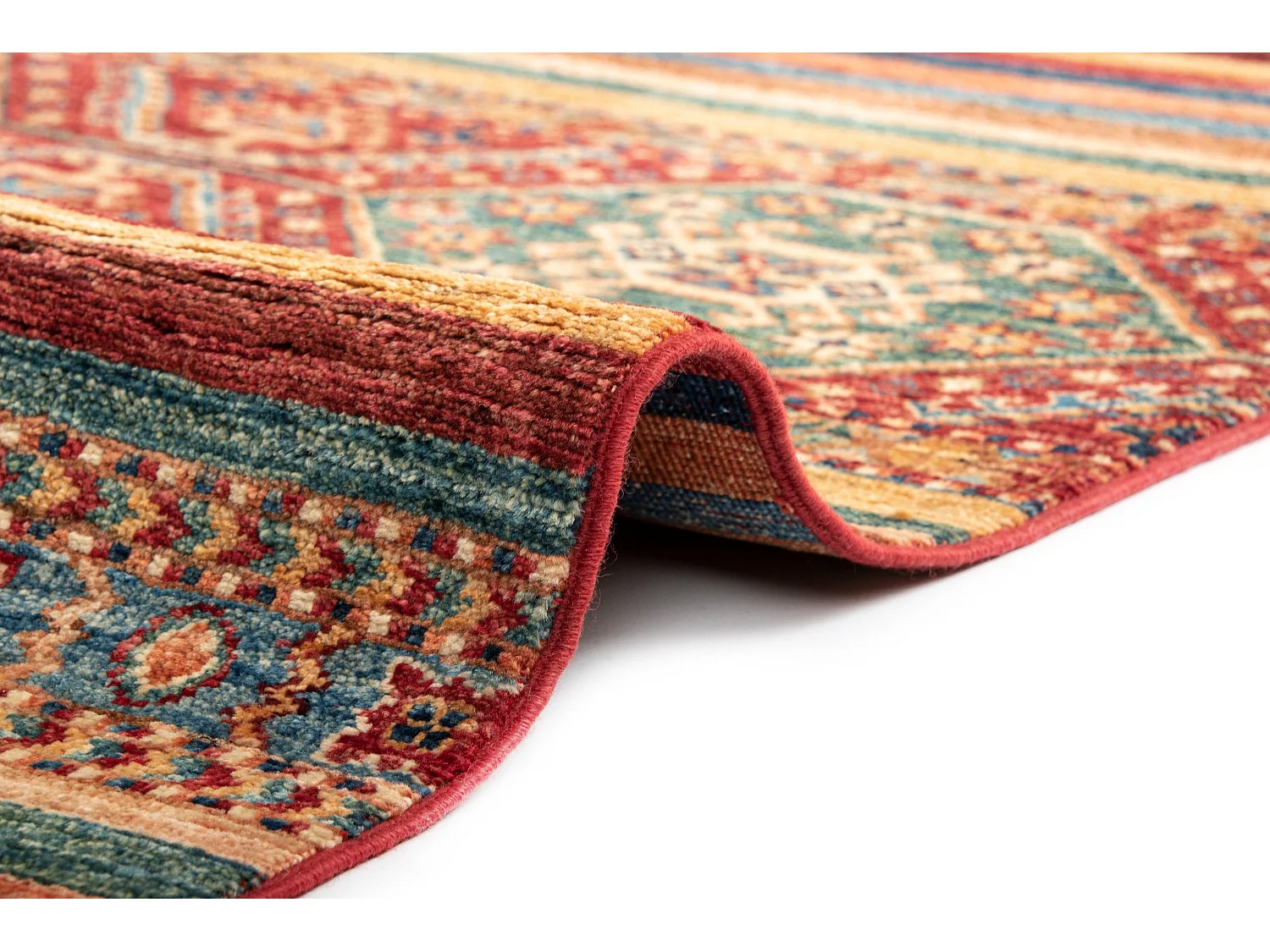 Wollteppich 247x295 Rot Torkman